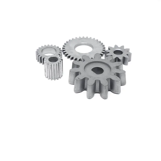 Auto CNC Macchinari Moto Pompa dell'olio Strumenti di blocco Tessile Motore diesel Cambio Riduttore Trasmissione Cuscinetto Ingranaggio Parti di ricambio per metallurgia delle polveri